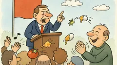 Vtip: Politik sľubuje, Jožo jediný tlieska