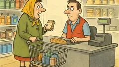 Vtip: Príde žena v supermarkete k pokladníkovi…