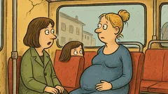 Vtip: V prasknutom električke sa rozprávajú...