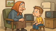 Vtip: Vnúčik sa pýta babky, či mali počítač...