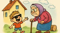 Vtip: 7-ročný Olčo kričí na babku