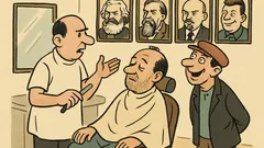 Vtip: Cigán Ďuro a obrazy u holiča