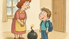 Vtip: Pýta sa mamka prváčika – Ako bolo?