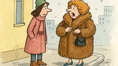 Vtip: – Ahoj, koľko ťa stál ten kožuch?