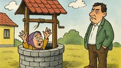 Vtip: Svokra skočí do studne a zať...