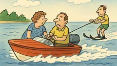 Vtip: Prečo ten čln tak uháňa?