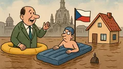 Vtip: Hovorí primátor Drážďan v čase povodní...