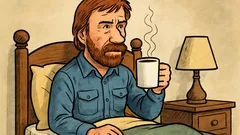 Vtip: Chuck Norris si dá večer kávu…