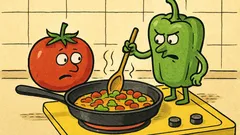 Vtip: Paprika sa miešala do paradajky...