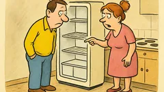 Vtip: Myslím, že máme pokazenú chladničku