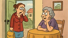 Vtip: Pohádaná manželka odišla od manžela...