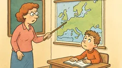 Vtip: Učiteľka hovorí Jožkovi, ukáž kde je Čierne...