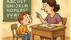 Vtip: Ferko, poznáš abecedu? Áno, teta...