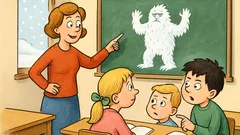 Vtip: Učiteľka hovorí žiakom – Utvorte vetu...