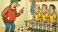 Vtip: Tréner v šatni hovorí hráčom...