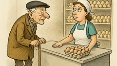 Vtip: Príde deduško do predajne a...