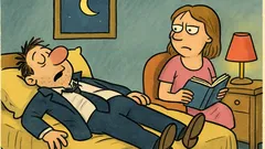 Vtip: Chlapík príde neskoro v noci domov...