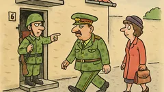 Vtip: Dozorný hlási – pán veliteľ, prišla...